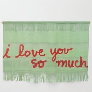 SOCIETY6 | “I Love You So Much” Wall Hanging